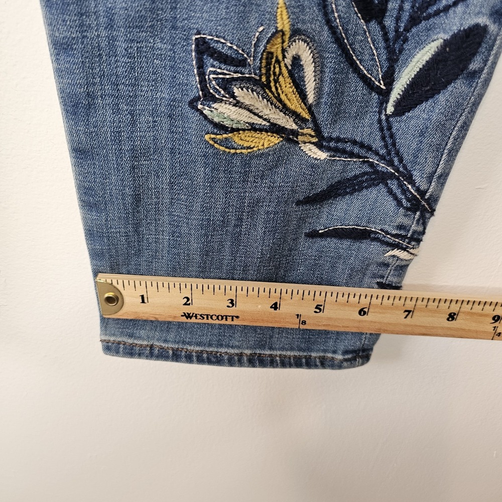 New Chico's So Slimming Girlfriend Ankle Jeans Size2.5R(US Size 14R) Blue - Picture 5 of 8